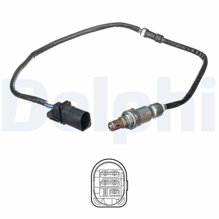 Lambdasonde (anzahl der Leitungen 5, 310mm) passt zu: AUDI A1, A3; SEAT ALTEA...