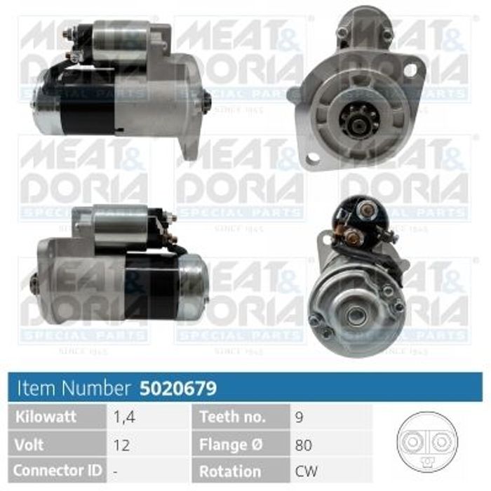 Anlasser (12V, 1,4kW, (en) new with a deposit) passt zu: TOYOTA HIACE III, LA...