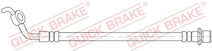 Bremsleitung elastisch hinten R (länge 264mm, M10x1) passt zu: TOYOTA RAV 4 I...