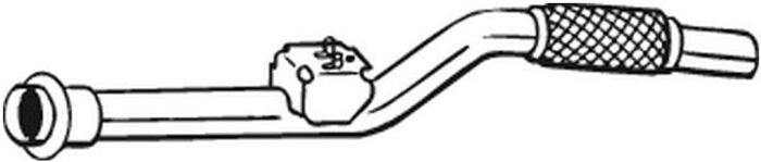 Auspuffrohr vorne (elastisch) passt zu: MERCEDES SPRINTER 2-T (B901, B902), S...