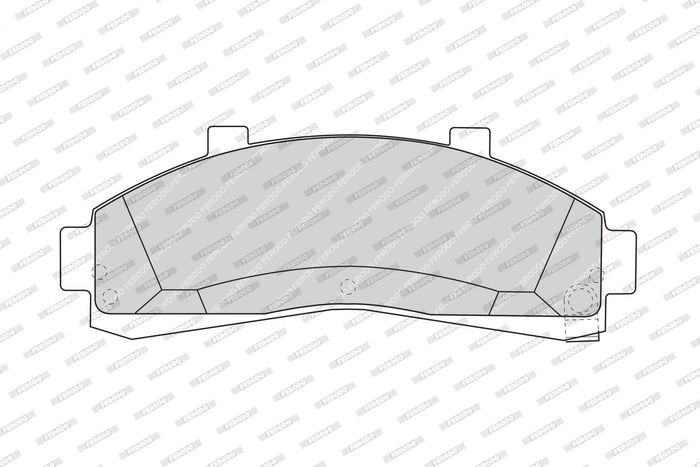 Bremsbelagsatz vorne , passt zu: FORD F-250; FORD USA BRONCO II, E, EXPLORER,...