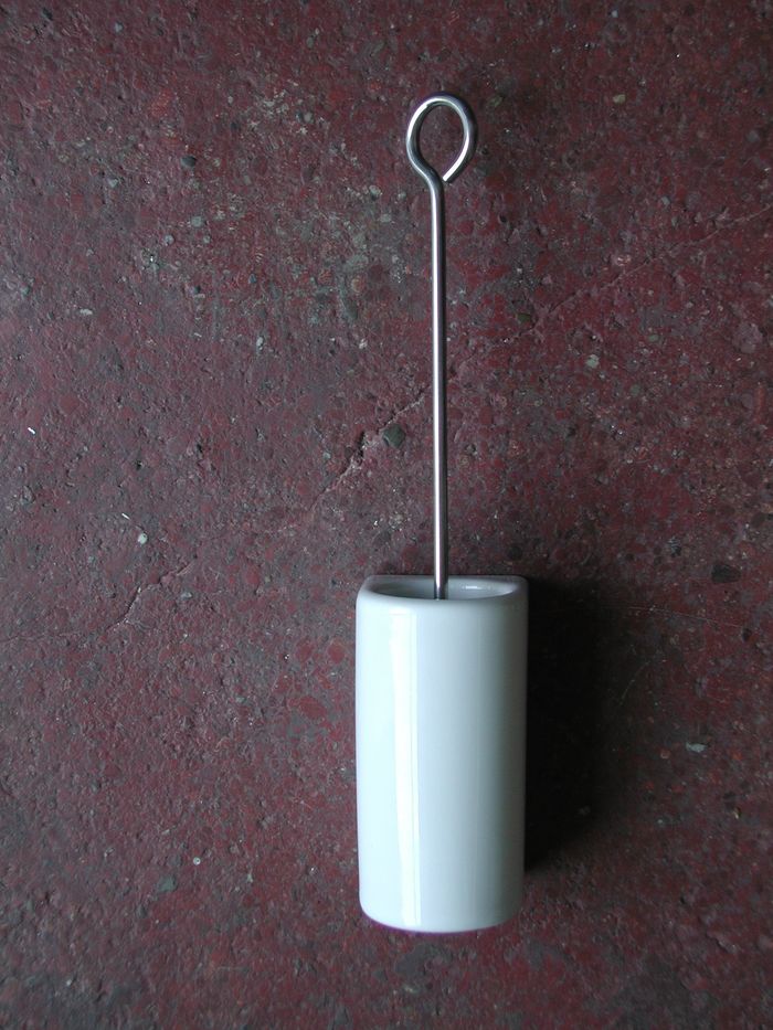 WC Bürstengarnitur mit Wechselbürste, ring
