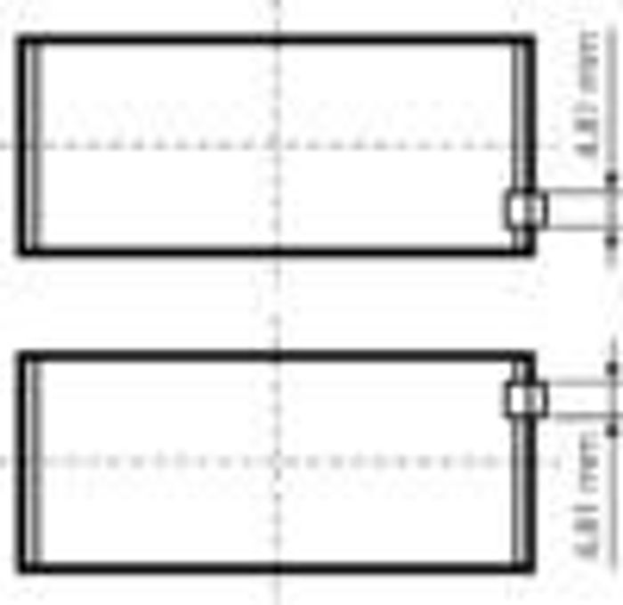 Kurbelwellenlager Set (STD) passt zu: RVI ILIADE, KERAX, PREMIUM MIDR06.23.56...