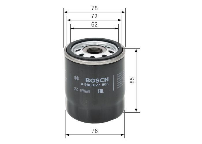 Ölfilter passt zu: FORD C-MAX II, ECOSPORT, FOCUS III, KUGA II; FORD USA ESCA...