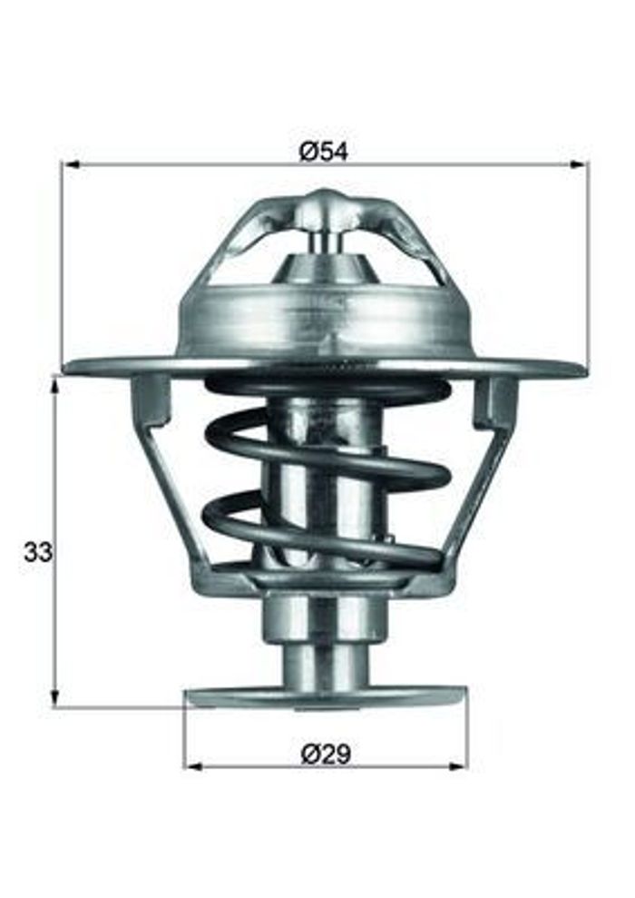 Thermostat, Kühlmittel