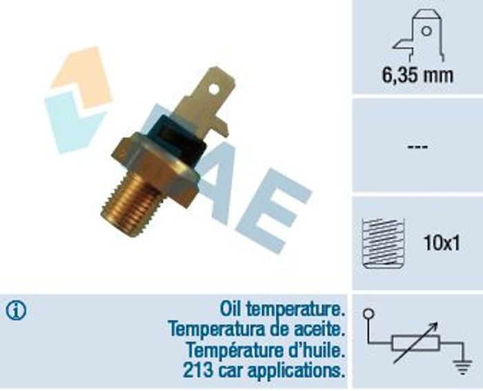 Sensor, Öltemperatur