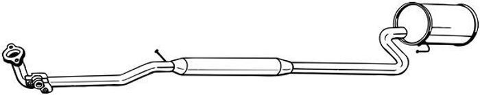 Mittelschalldämpfer