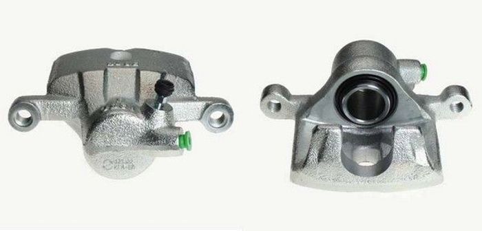 Scheibenbremsenklemme hinten L (runderneuert) passt zu: MITSUBISHI PAJERO CLA...