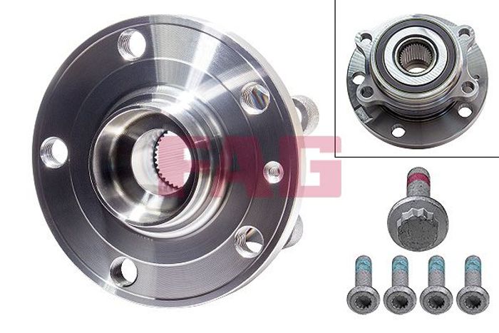 Radlagersatz mit Nabe hinten/vorne L/R (mit Naben) (29x136,5x84) passt zu: AU...