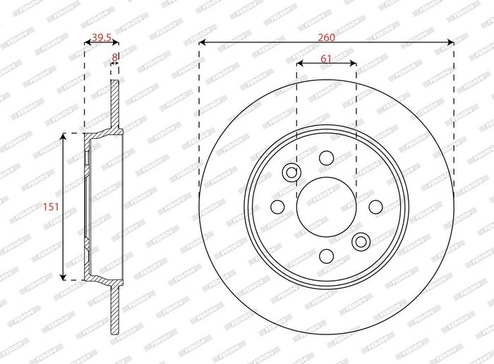 Kpl. Scheibenbremsen hinten L/R passt zu: RENAULT CLIO V 1.0-1.6H 06.19