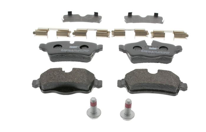 Bremsbelagsatz hinten (mit Bremssattelführungsschrauben; mit Schloss), passt...