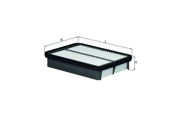 Luftfilter (Filterpatrone) passt zu: TOYOTA 4 RUNNER II, COROLLA, PASEO, RAUM...