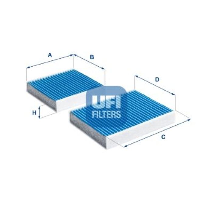 Innenraumluftfilter antibakteriell passt zu: DS DS 3, DS 5; AUDI 100 C4; CITR...