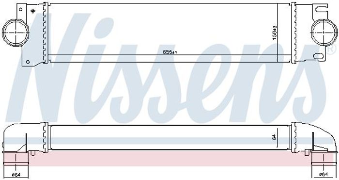 Ansaugluftkühler passt zu: FORD GALAXY III, S-MAX 2.0D 01.15-06.18