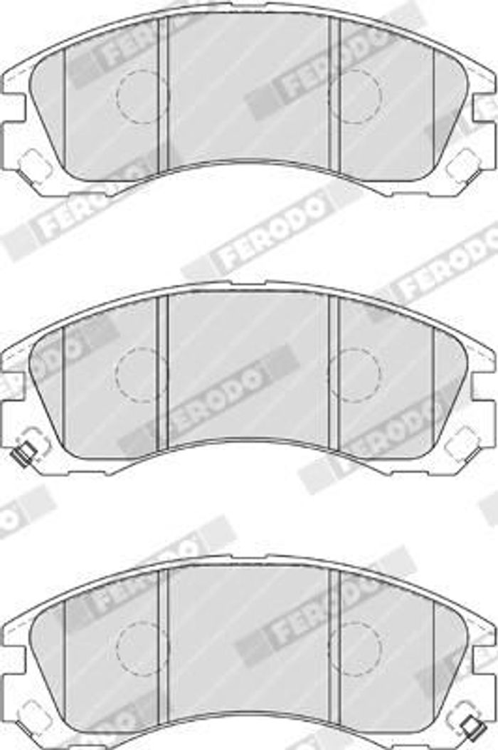 Bremsbelagsatz vorne , passt zu: CITROEN C-CROSSER, C-CROSSER ENTERPRISE; MIT...