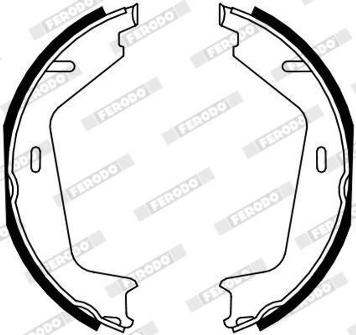 Bremsbacke passt zu: VOLVO XC90 I 2.4D-4.4 06.02-12.14