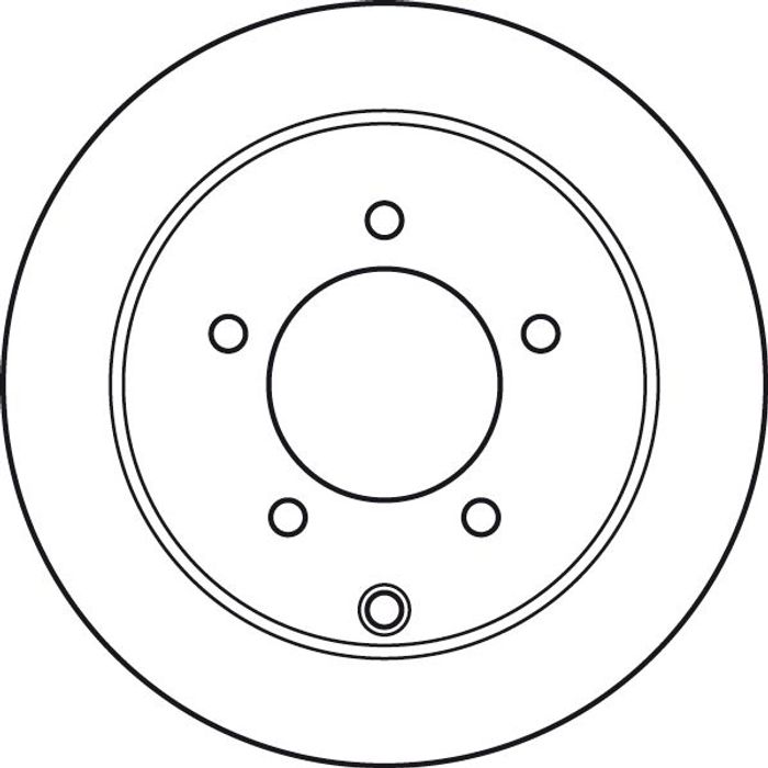 Bremsscheibe hinten L/R passt zu: MITSUBISHI LANCER VIII 1.5-2.0D 03.07