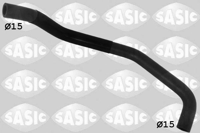 Kühlsystem Gummischlauch ausgangsseite (15mm/15mm) passt zu: PEUGEOT 206 1.4/...