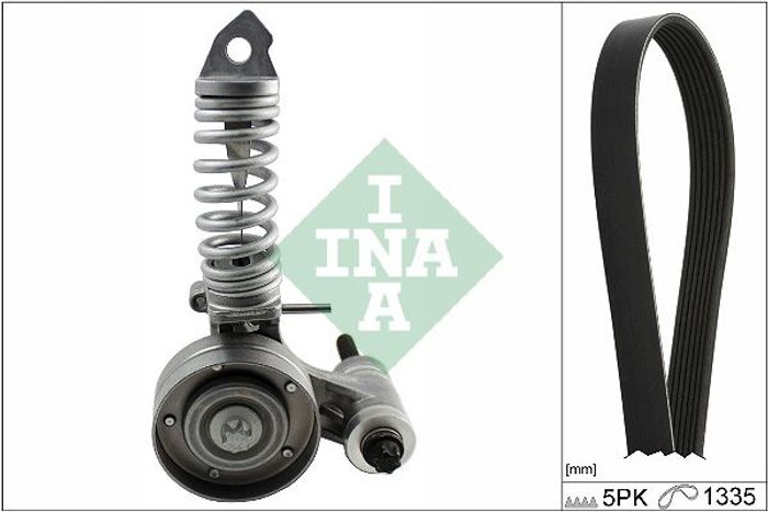 Satz der Rippenriemen (mit Rollen) passt zu: CHEVROLET CRUZE; OPEL ASTRA J, A...