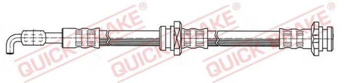 Bremsleitung elastisch vorne L/R (länge 415mm, M10x1) passt zu: OPEL FRONTERA...