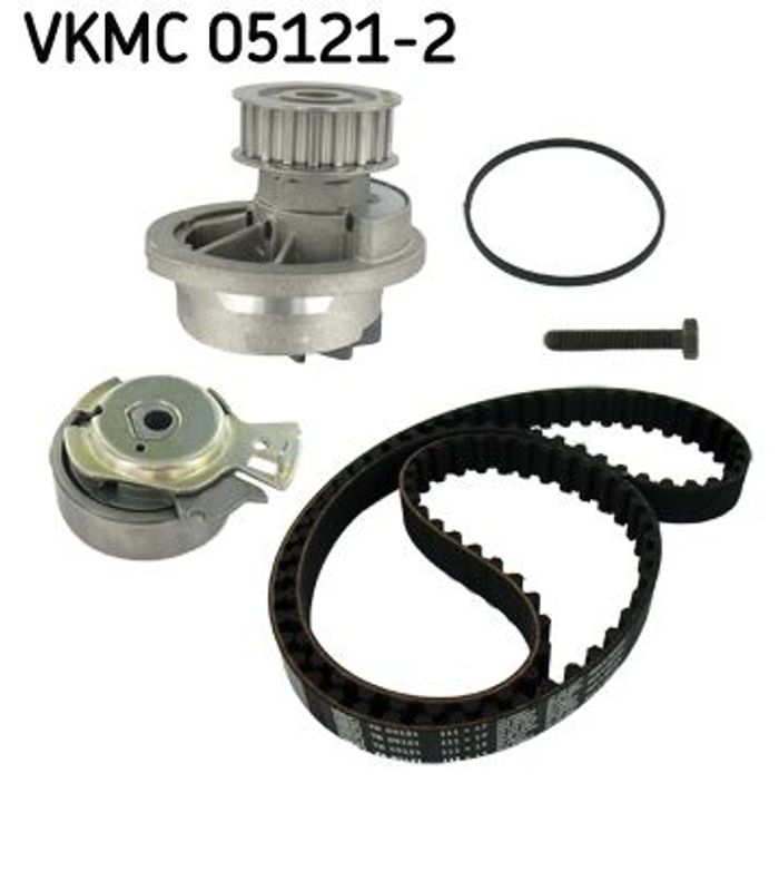 Ventilsteuerung Satz (Riemen + Rolle + Flüssigkeitspumpe) passt zu: OPEL ASTR...