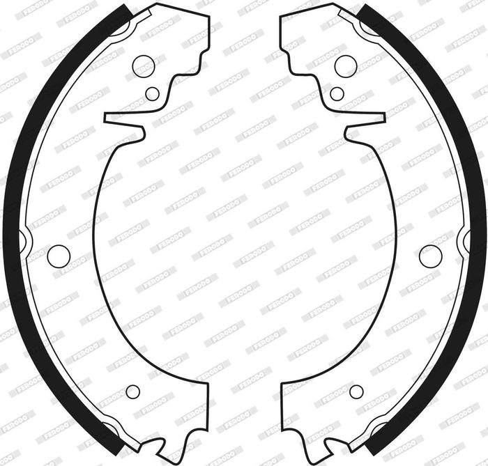 Bremsbacke passt zu: LADA 1200-1500, 1200-1600, NADESCHDA, NIVA, NOVA, TOSCAN...
