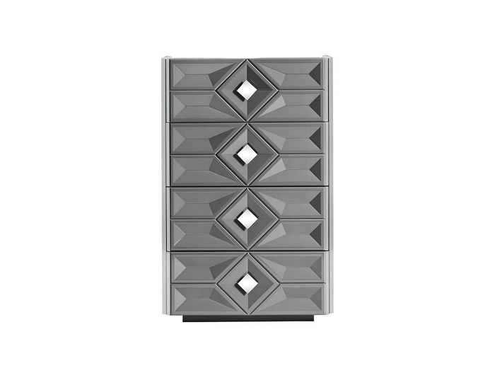 Top-Qualität Kommode Grau Design Modernes Schlafzimmer Modern Kommoden Stilvoll