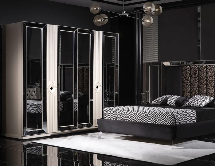 Modern Kleiderschrank Luxus Schrank Holz Schlafzimmer Möbel Design Weiß