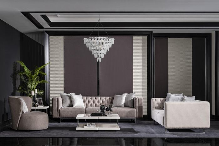 Sofagarnitur 4 3 1 Sitzer Set Design Sofa Polster Couchen Couch Modern