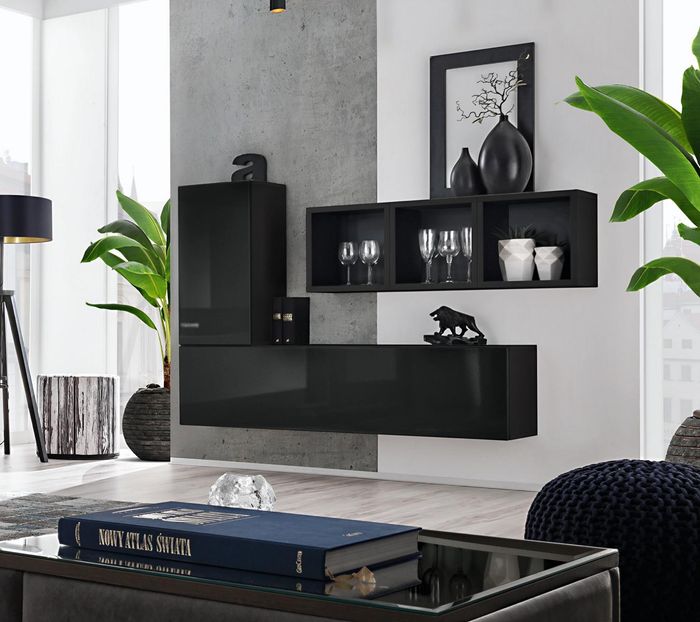 Wohnzimmer Wandregal Modern Design Wand Schrank Regal Neu Möbel