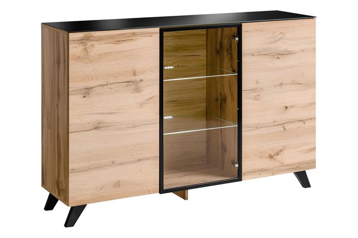 Kommode Holz Design Modernes Sideboard Wohnzimmer Einrichtung Neu