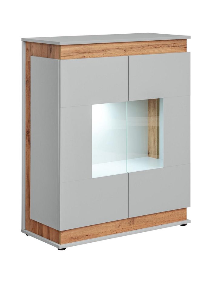 Modern Vitrine Wohnzimmer Wohnwand Schränke Luxus Holzmöbel Neu
