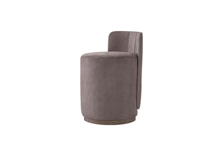Design Sessel Bank Luxus Ottomane Schminktisch Hocker Runder Polster Stuhl Neu
