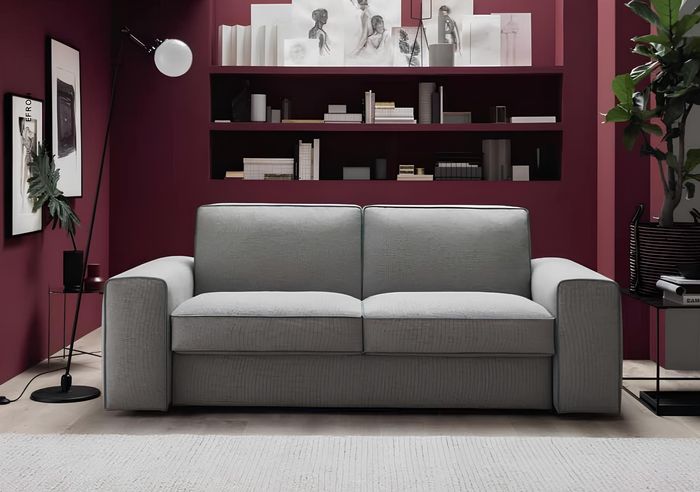 Dreisitzer Couch Polster Design Sofa Moderne 3er Sofas Zimmer Möbel Grau Sitz
