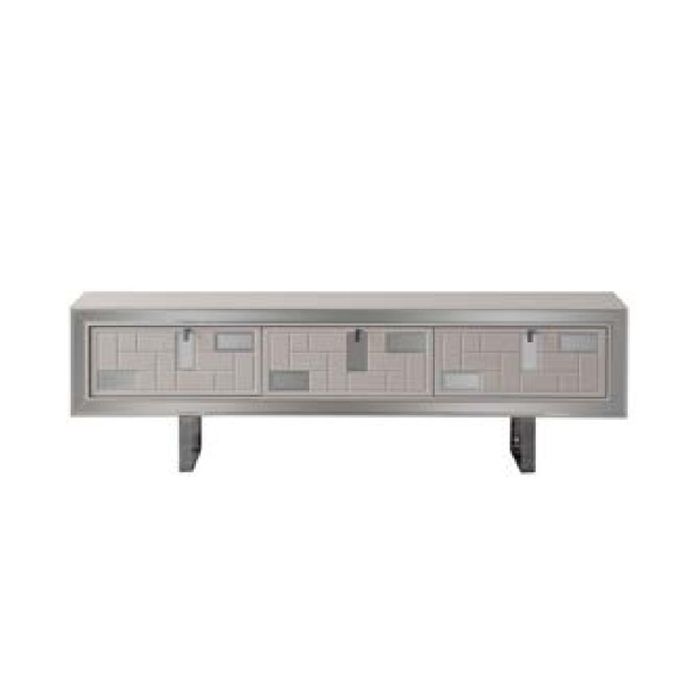 Sideboard TV Ständer RTV Lowboard Wohnwand Holz Weiß Möbel Wohnzimmer