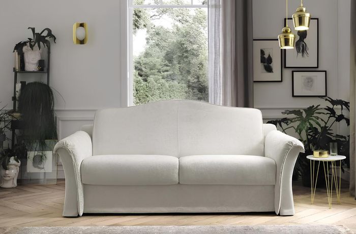 Wohnzimmer Sofa 3 Sitzer Grau Designermöbel Polster Sofas Textilsofa 208 x 103cm