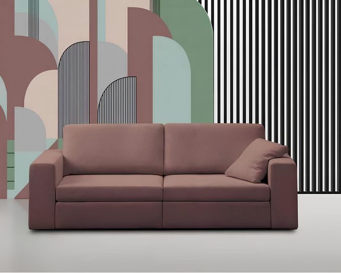 Luxus Sofa Couch Polster Sofa 4 Sitzer Wohnzimmer Couchen Sofas Textil alfitalia