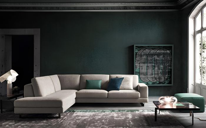 Italienische Sofas Eckcouch Sofa Couch Couchen Garnitur Möbel Stoff alfitalia