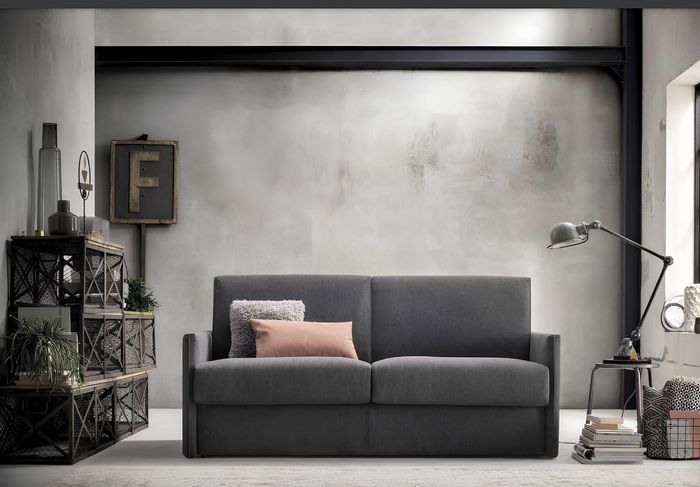 Design Sofa 2 Sitzer Couch Polster Sofas Stoff Wohnzimmer Textil Couchen Neu
