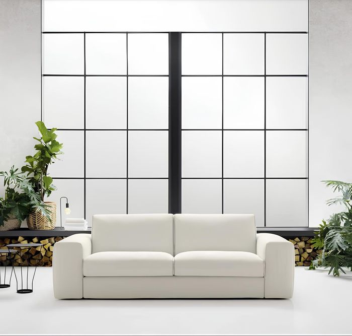 Wohnzimmer Polstermöbel Sofas Stoff Holz Luxus alfitalia Design Sofa 3 Sitzer