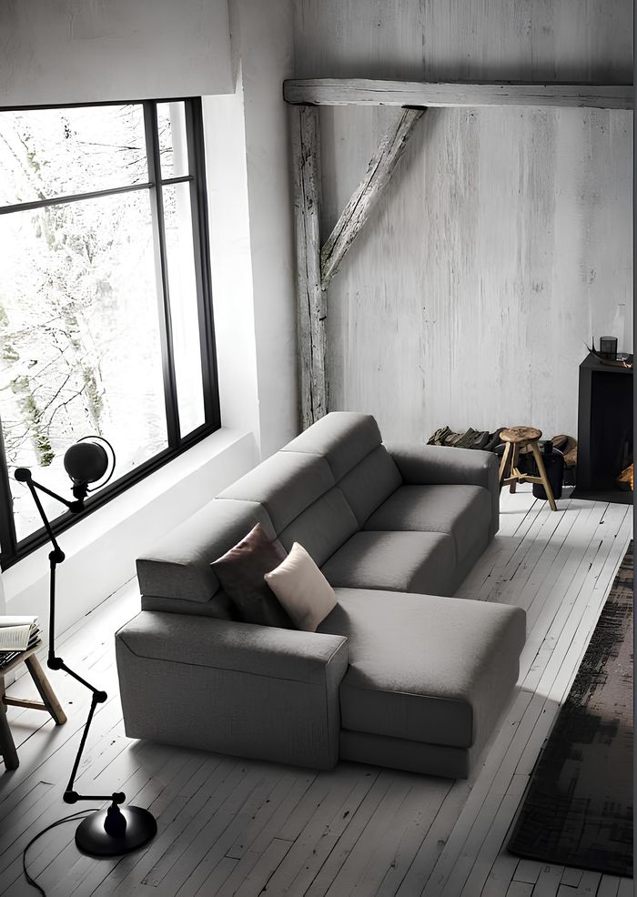 Italienische Eckcouch Sofa Couch Sofas Couchen Eck Garnitur Möbel schlafsofa