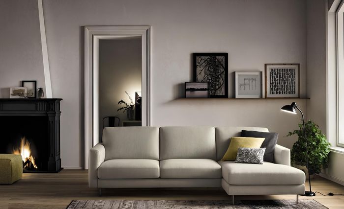 Sofa Eckcouch Italienische Sofas Couch Couchen Garnitur Möbel Stoff alfitalia