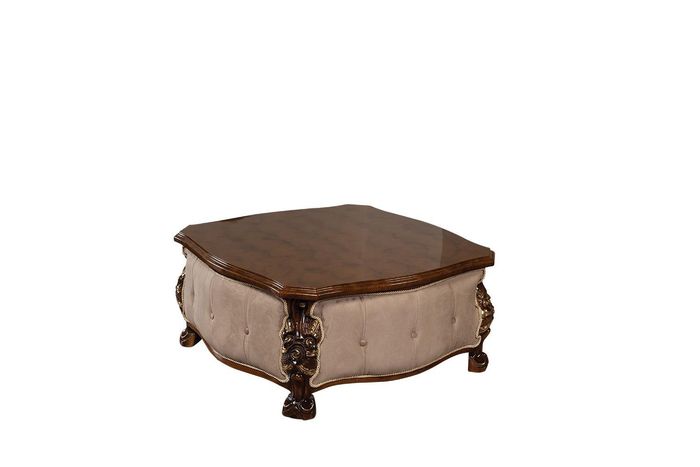 Holz Couchtisch Klassische Wohnzimmer Tische Möbel Braun Quadratisch