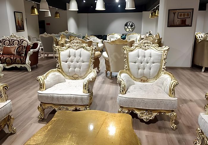 Chesterfield Sessel Ser Garnitur 1+1 Sitzer Couch Polster Möbel Einrichtung