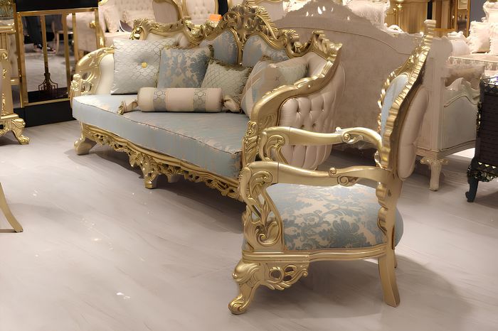 Sofagarnitur 3+1 Sitzer Sessel Garnitur Chesterfield Relax Sessel Möbel Neu