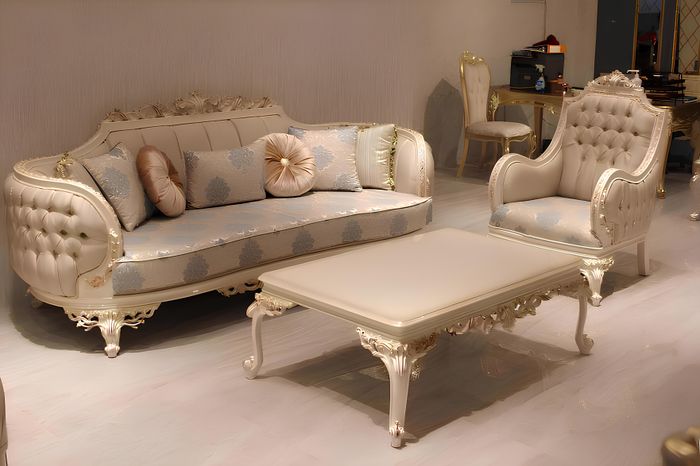-Exklusives 3-Sitzer Sofa Hochwertiger Sofagarnitur Sofa moderner Sofa