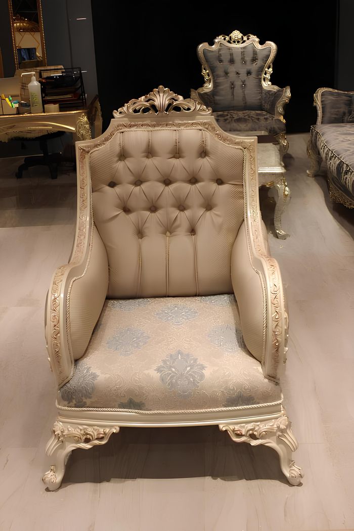-Moderner Stuhl zeitgemäßem Design optimaler Sitzposition Stuhl Beige Neu