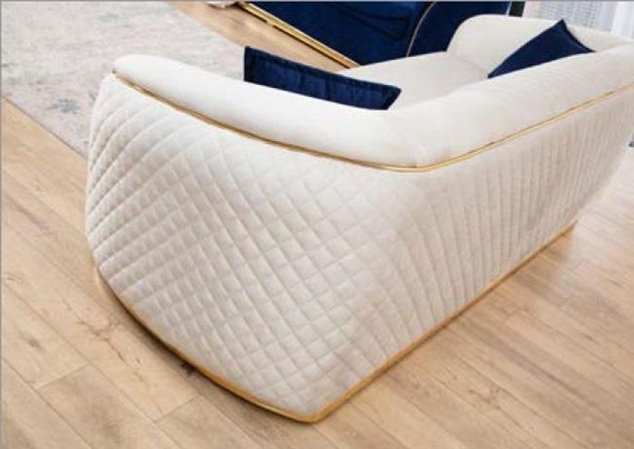 Sofa 3 Sitzer Moderner Couchen Luxus Möbel Sofas Stoff Couch Dreisitzer Neu