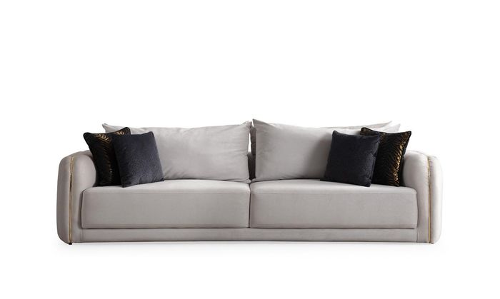 Sofa 3 Sitzer Polster Couchen Modern Neu Wohnzimmer Design Elegantes Möbel