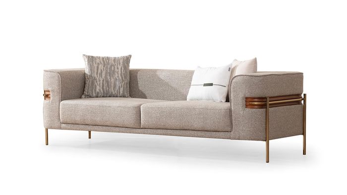 Sofa Couch Dreisitzer Modern Polster Sitz Design Textil Couchen Sofas Neu